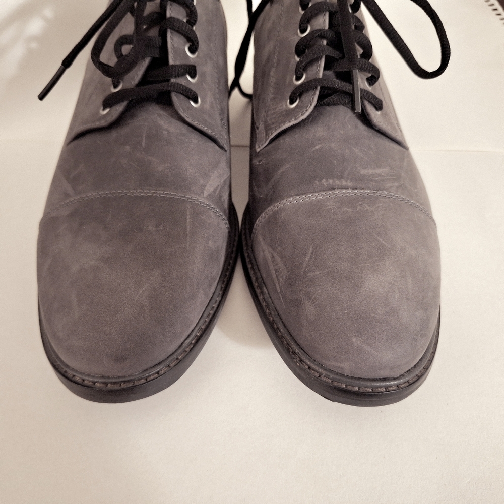 Cole Haan Watson Casual Cap Charcoal Lace-Up Oxfords - Picture 4 of 7